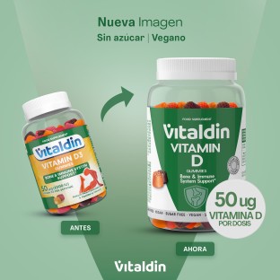 Gominolas de Vitamina D sin azúcar
