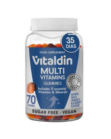 Gominolas de Multivitaminas sin Azúcar para adultos