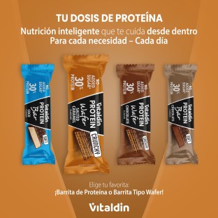 X12 Barritas Wafer proteicas con colágeno sabor Caramelo Salado
