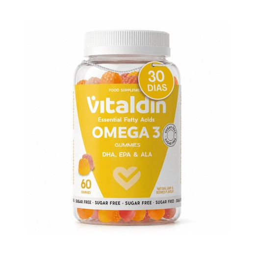 Gominolas de Omega 3 con Vitaminas A, D, E y Sin azúcar